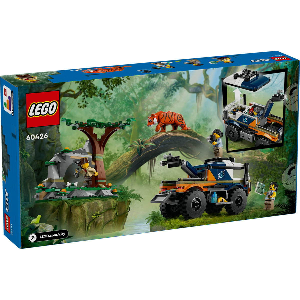 Set LEGO City - Camionul off-road al unui explorator al junglei (60426) - 2 | YEO