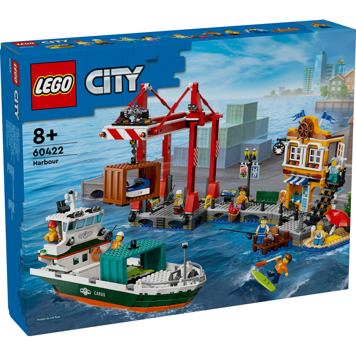 Set LEGO City - Port si nava de transport marfa (60422) - 1 | YEO