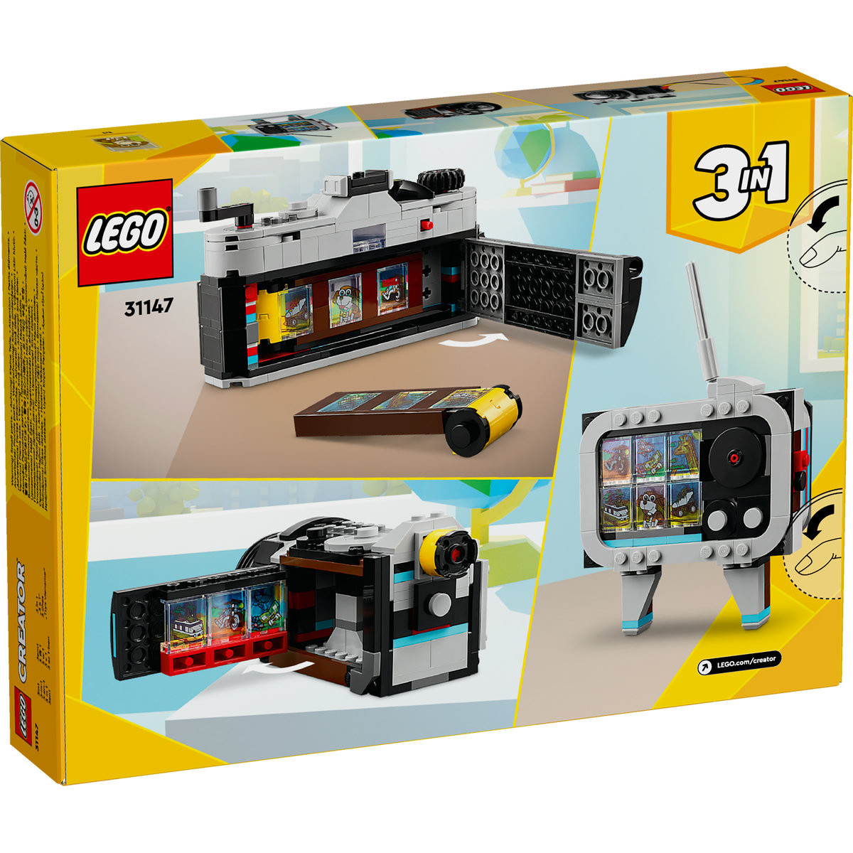 Set LEGO Creator - Aparat foto retro (31147) - 2 | YEO