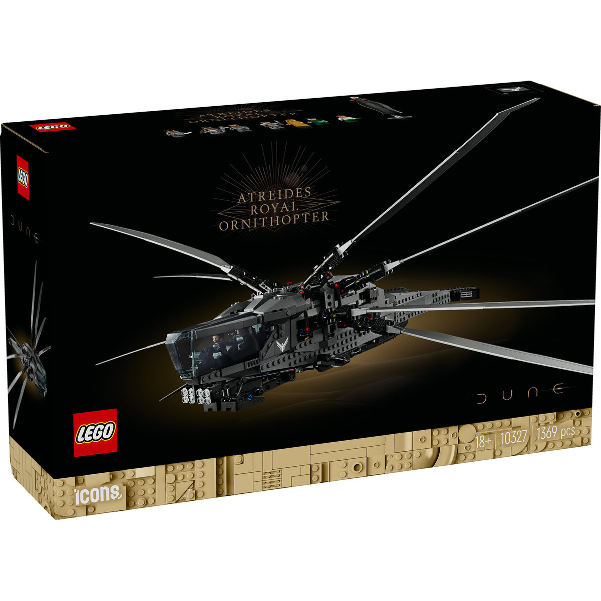 Set LEGO Creator Expert - Dune Atreides Royal Ornithopter (10327) - 1 | YEO