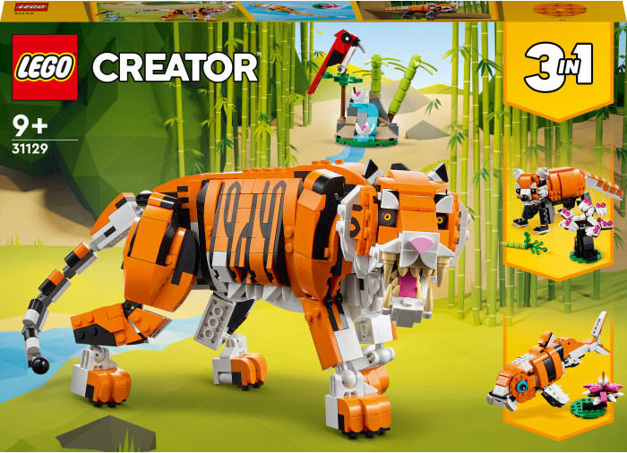 Set LEGO Creator - Tigru maiestuos (31129) - 1 | YEO