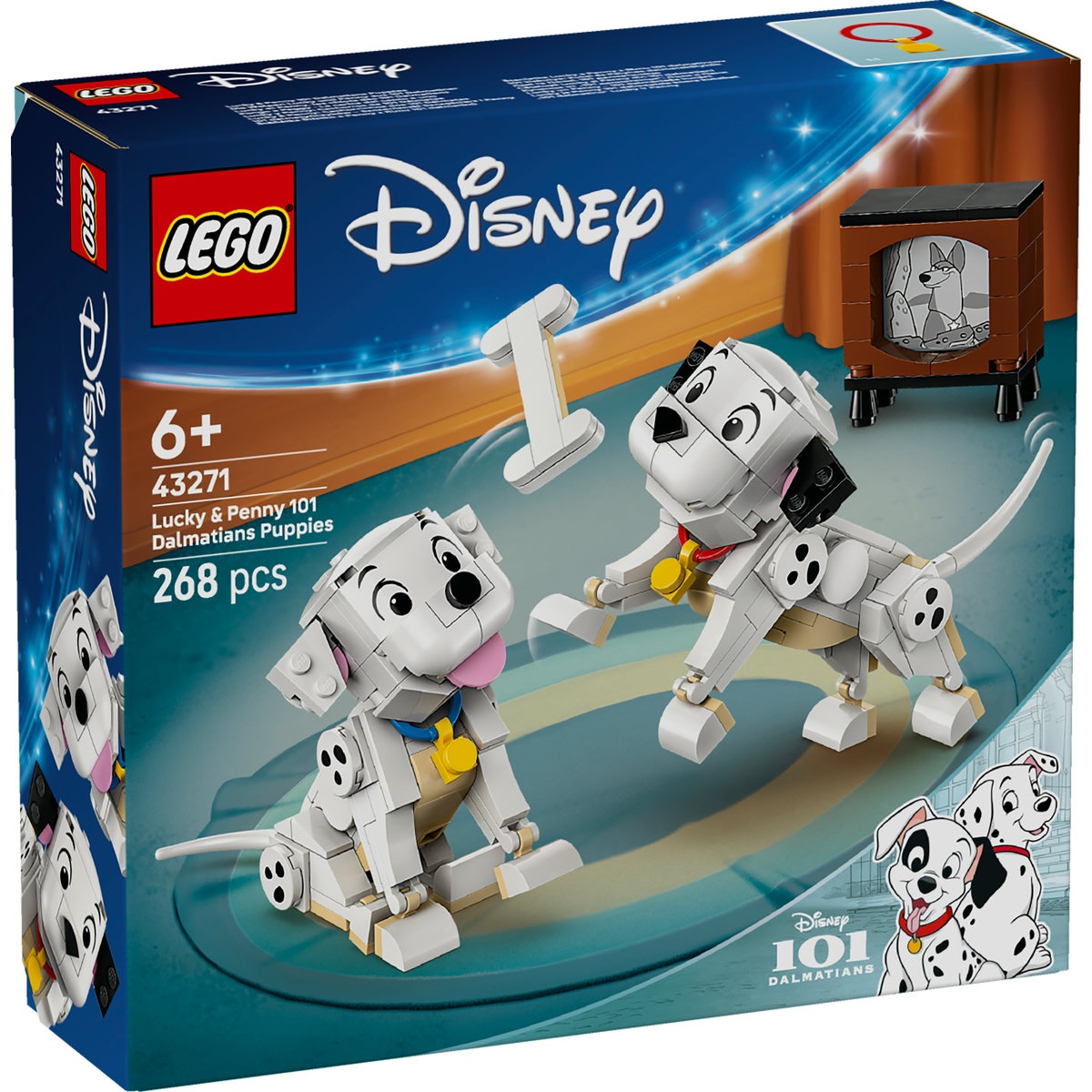 Set LEGO Disney - Căţeluşii Lucky şi Penny din 101 dalmaţieni (43271) - 1 | YEO