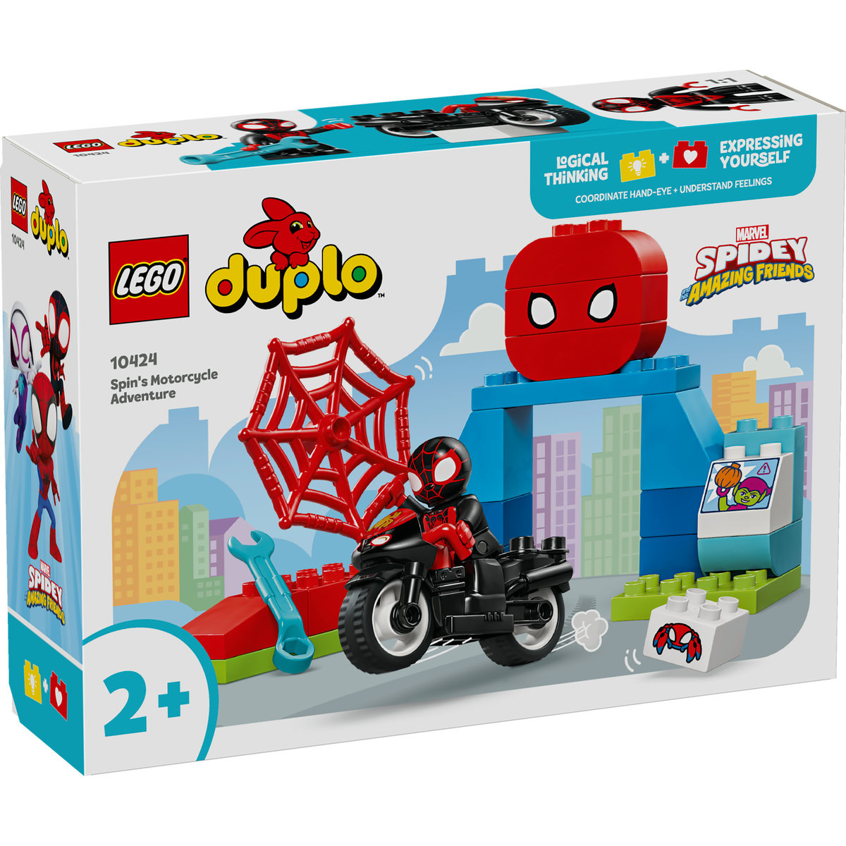 Set LEGO DUPLO - Aventura pe motocicleta a lui Spin (10424) - 1 | YEO