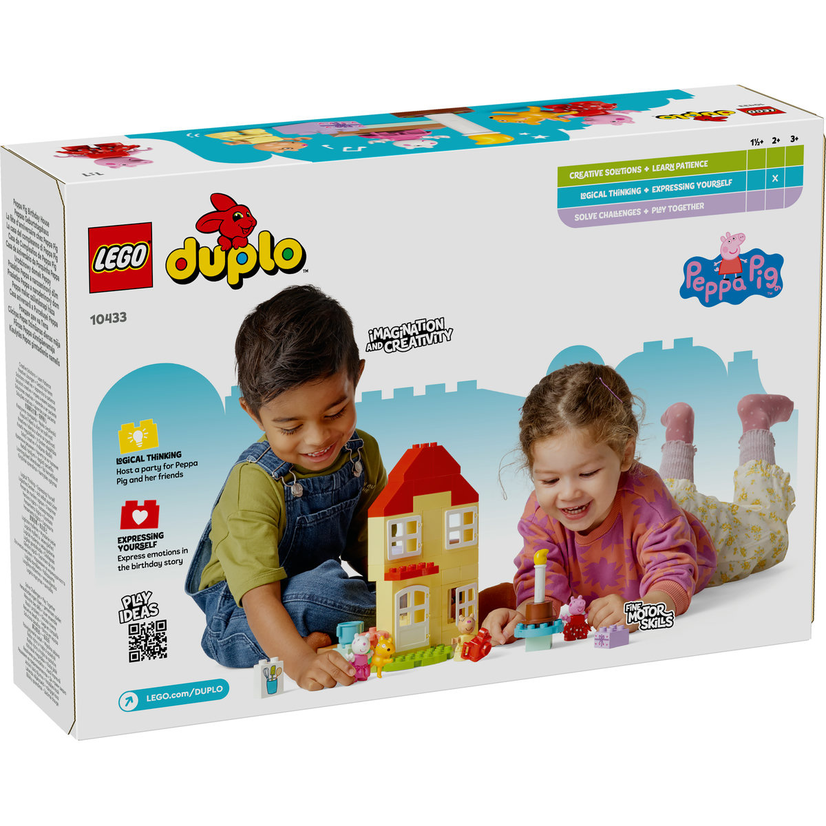 Set LEGO DUPLO - Purcelusa Peppa si casa aniversara (10433) - 2 | YEO