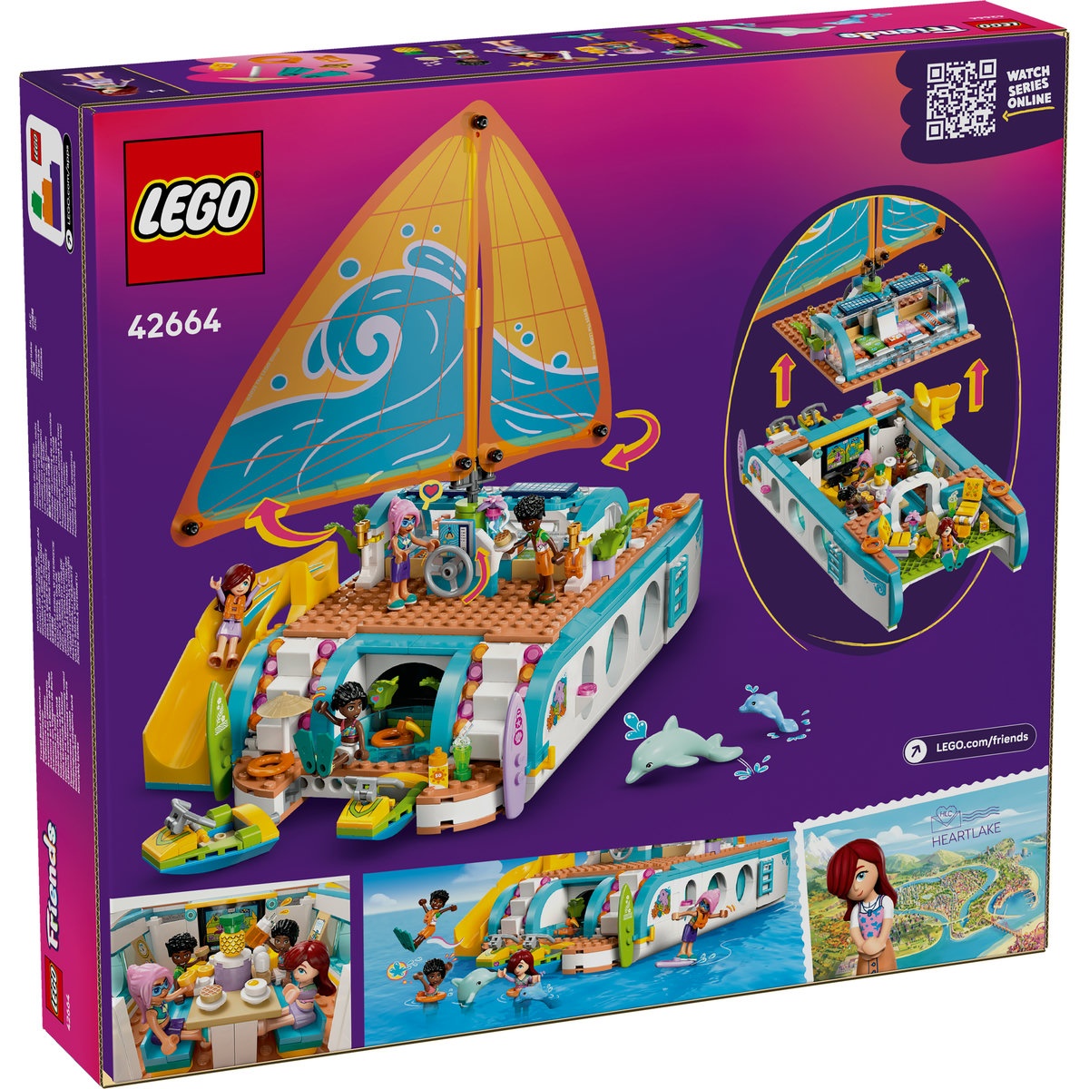 Set LEGO Friends - Călătoria aventuroasă cu barca (42664) - 2 | YEO