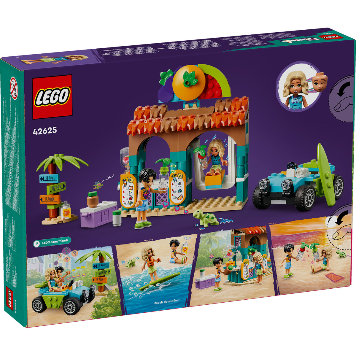 Set LEGO Friends - Chiosc de smoothie-uri pe plaja (42625) - 2 | YEO