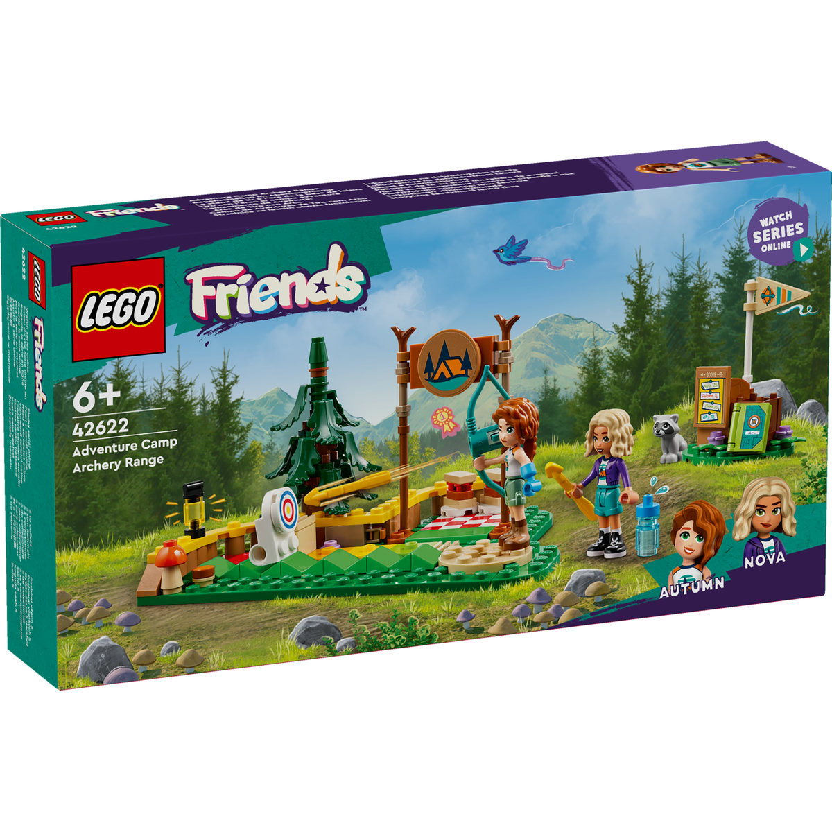 Set LEGO Friends - Poligonul de tir cu arcul în tabara de aventuri (42622) - 1 | YEO