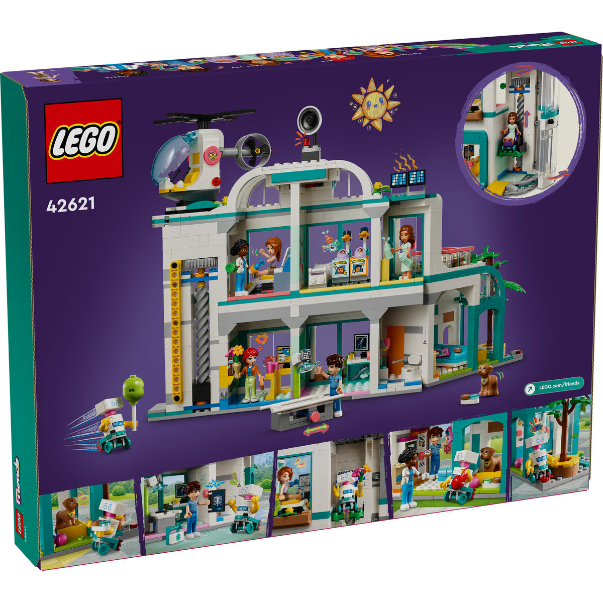 Set LEGO Friends - Spitalul din orasul Heartlake (42621) - 2 | YEO