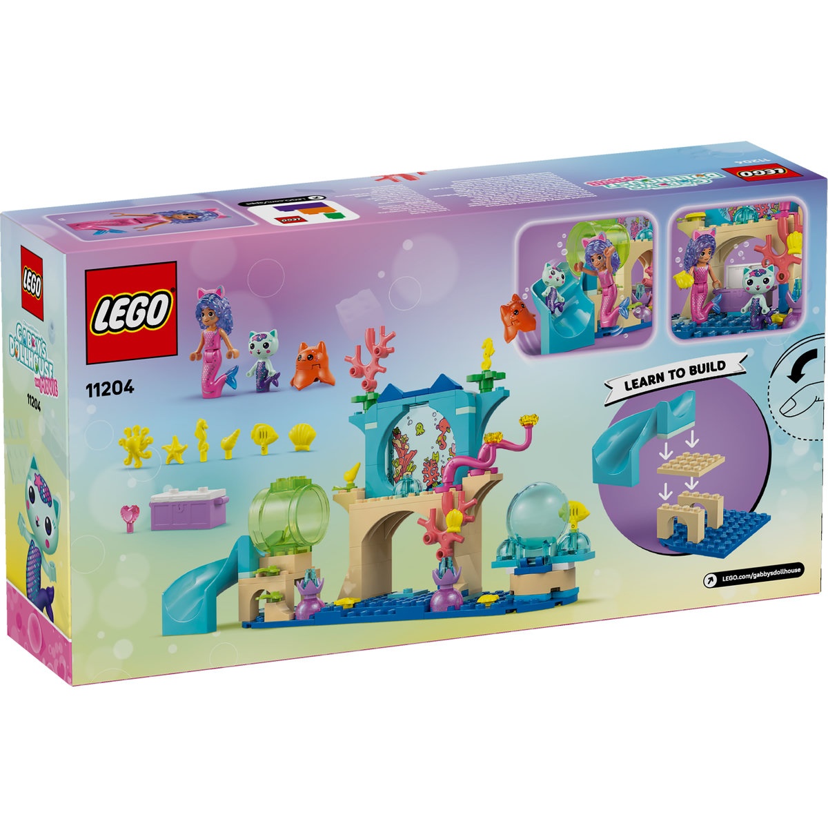 Set LEGO Gabby s Dollhouse - Aventurile în acvariu ale sirenei Gabby (11204) - 2 | YEO