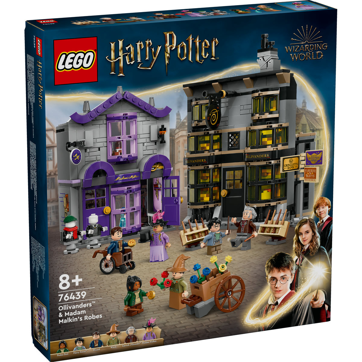 Set LEGO Harry Potter - Ollivander si magazinul de haine al lui Madam Malkin (76439) - 1 | YEO