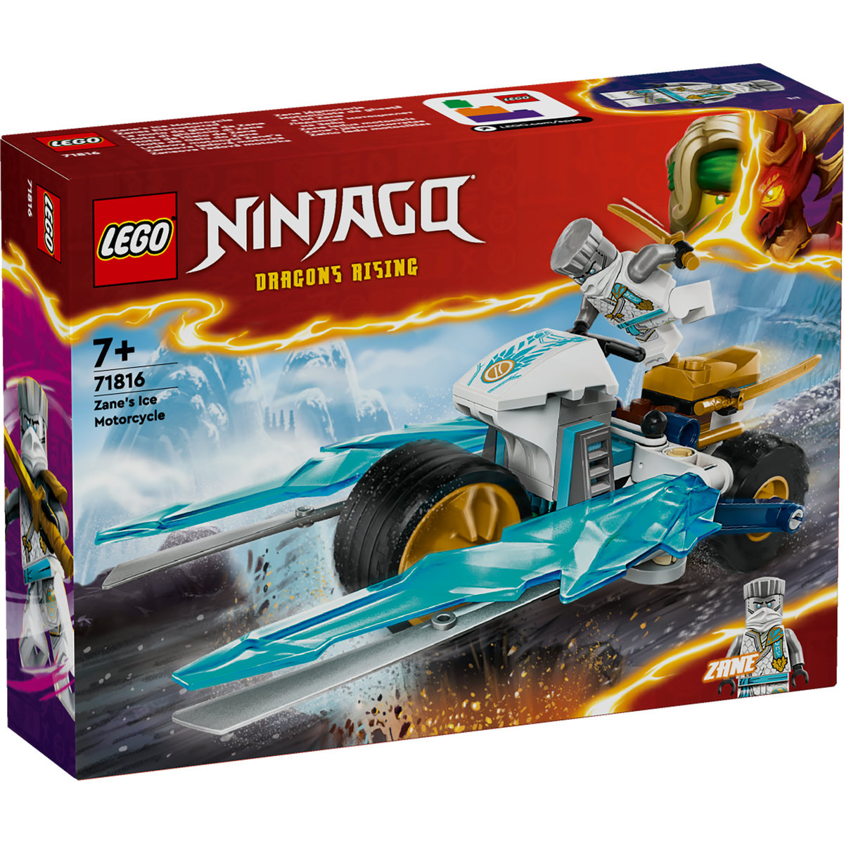 Set LEGO Ninjago - Motocicleta de gheata a lui Zane (71816) - 1 | YEO