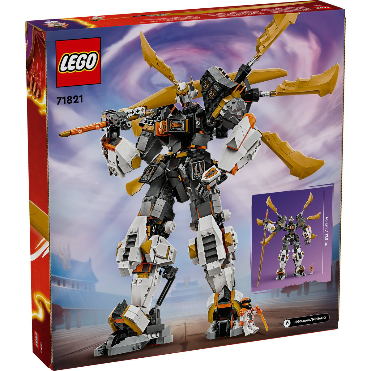 Set LEGO Ninjago - Robotul-dragon de titan al lui Cole (71821) - 2 | YEO