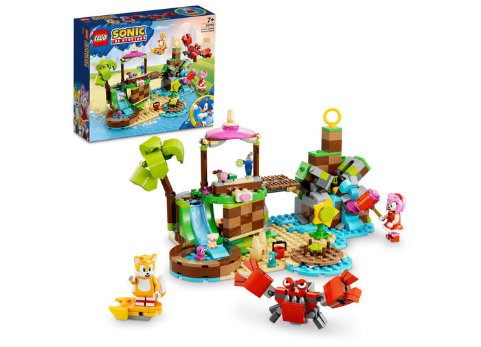 Set LEGO Sonic the Hedgehog - Insula lui Amy pentru salvarea animalelor (76992)