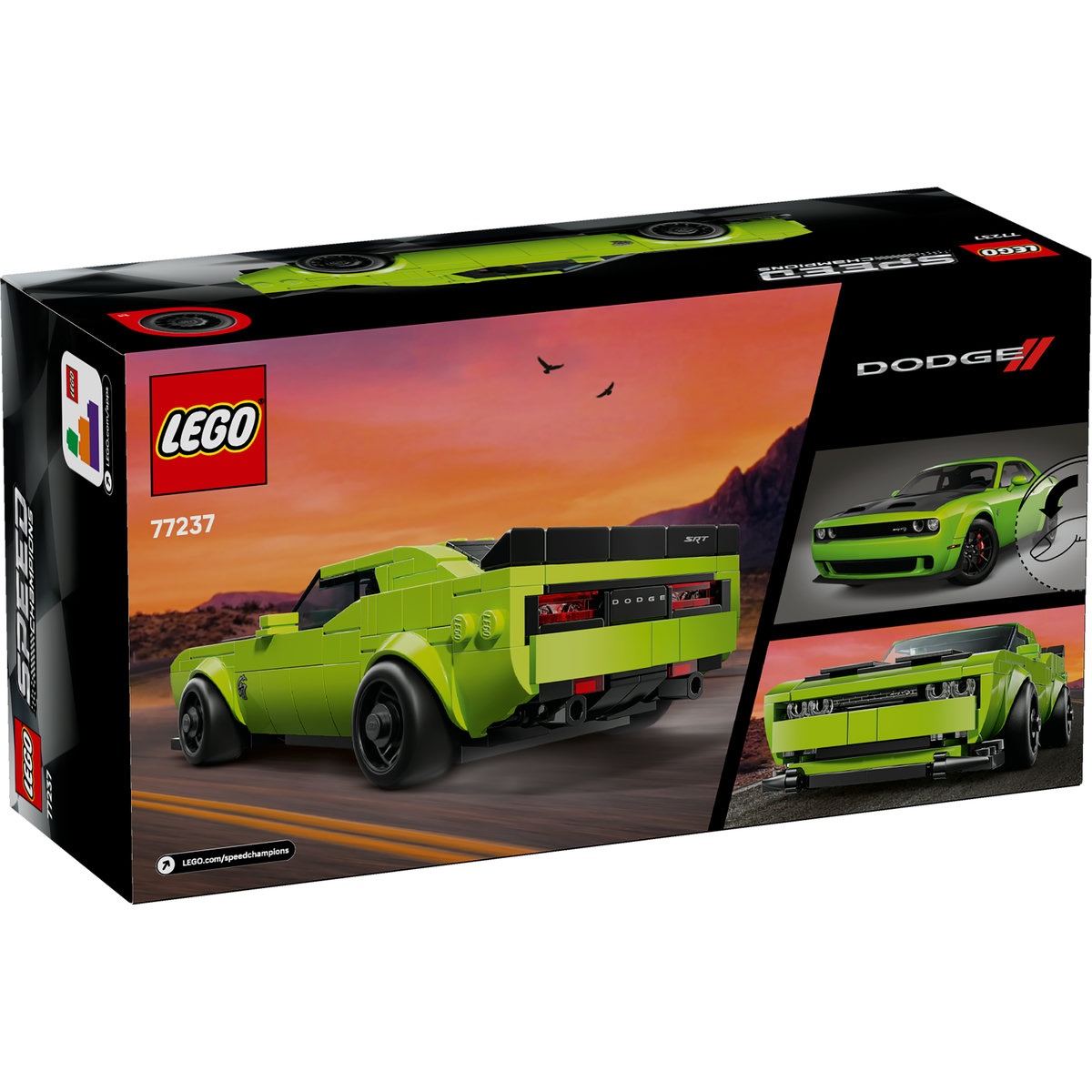 Set LEGO Speed Champions - Masina sport Dodge Challenger SRT Hellcat (77237) - 2 | YEO