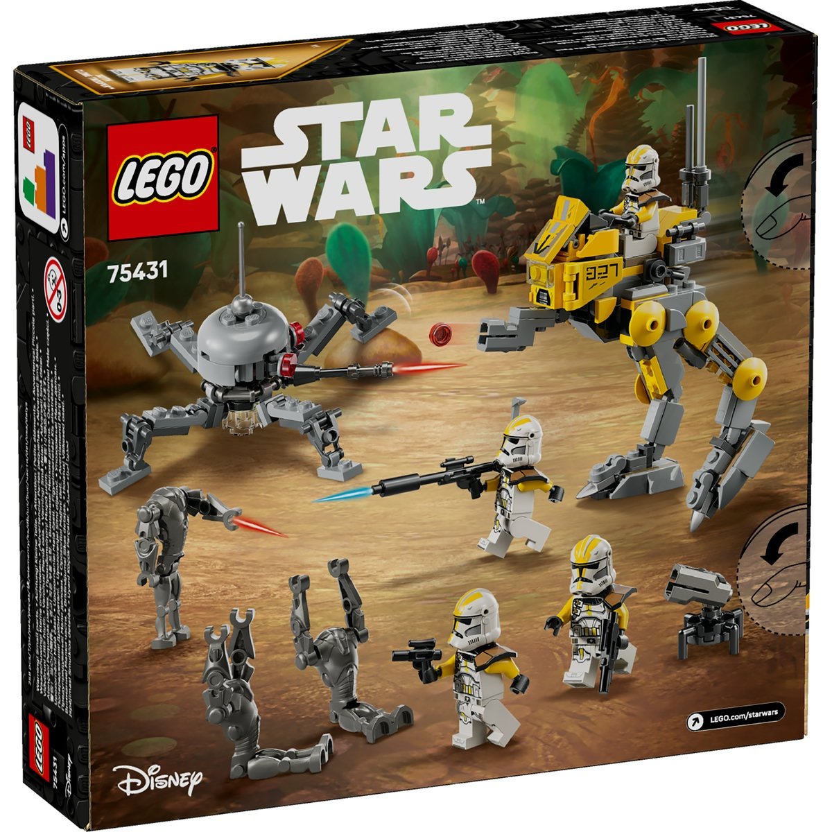 Set LEGO Star Wars - Pachet de lupta Soldati clona din unitatea stelara 327 (75431) - 2 | YEO