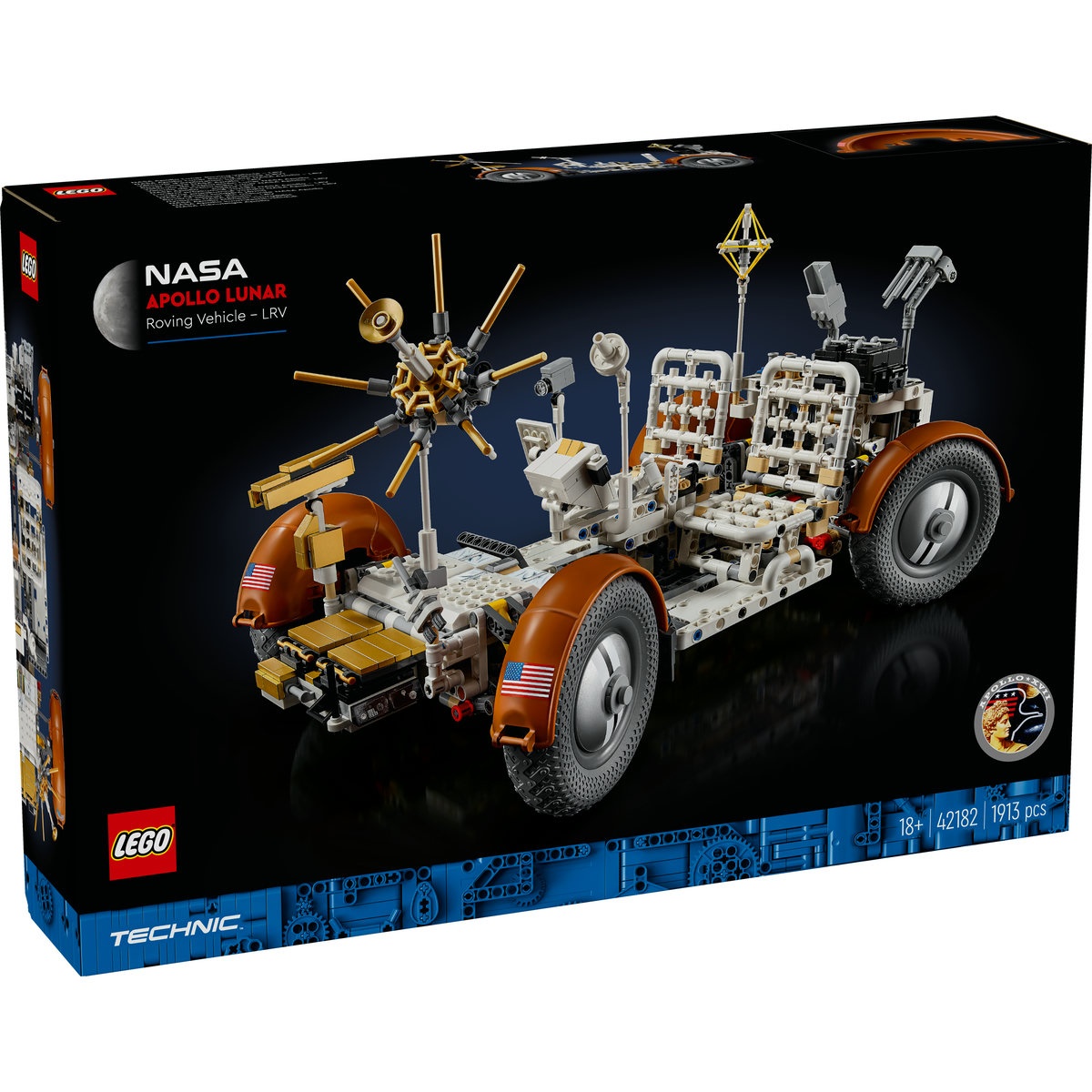 Set LEGO Technic - Roverul selenar din misiunile NASA Apollo (42182) - 1 | YEO