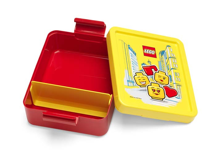 Set pentru pranz LEGO Iconic rosu-galben - 1 | YEO