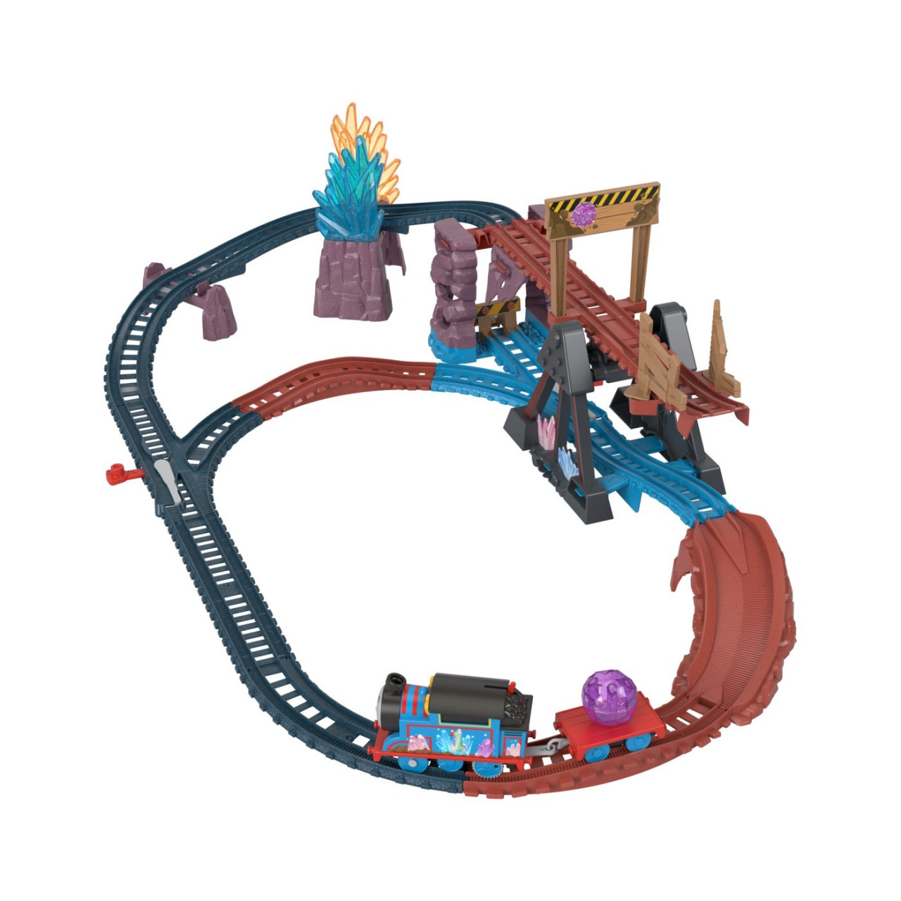 Thomas Set De Joaca Crystal Caves Adventure Cu Locomotiva Motorizata Thomas - 3 | YEO