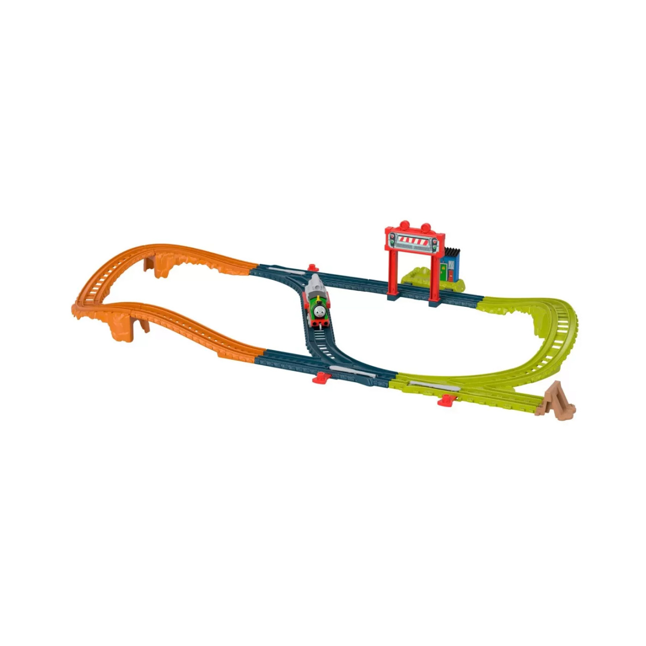 Thomas Set De Joaca Cu Locomotiva Push Along Percy Si Accesorii - 1 | YEO