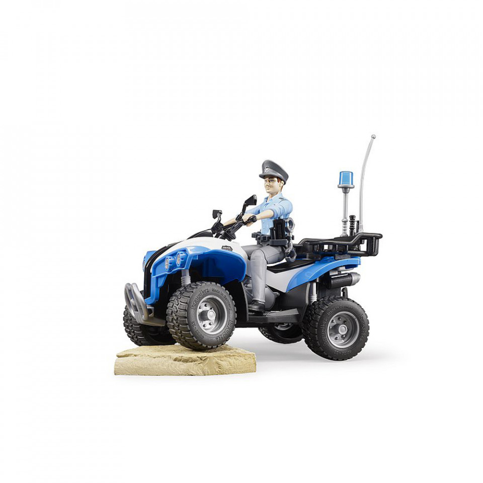 Bruder - Atv De Politie Cu Politist - 2 | YEO