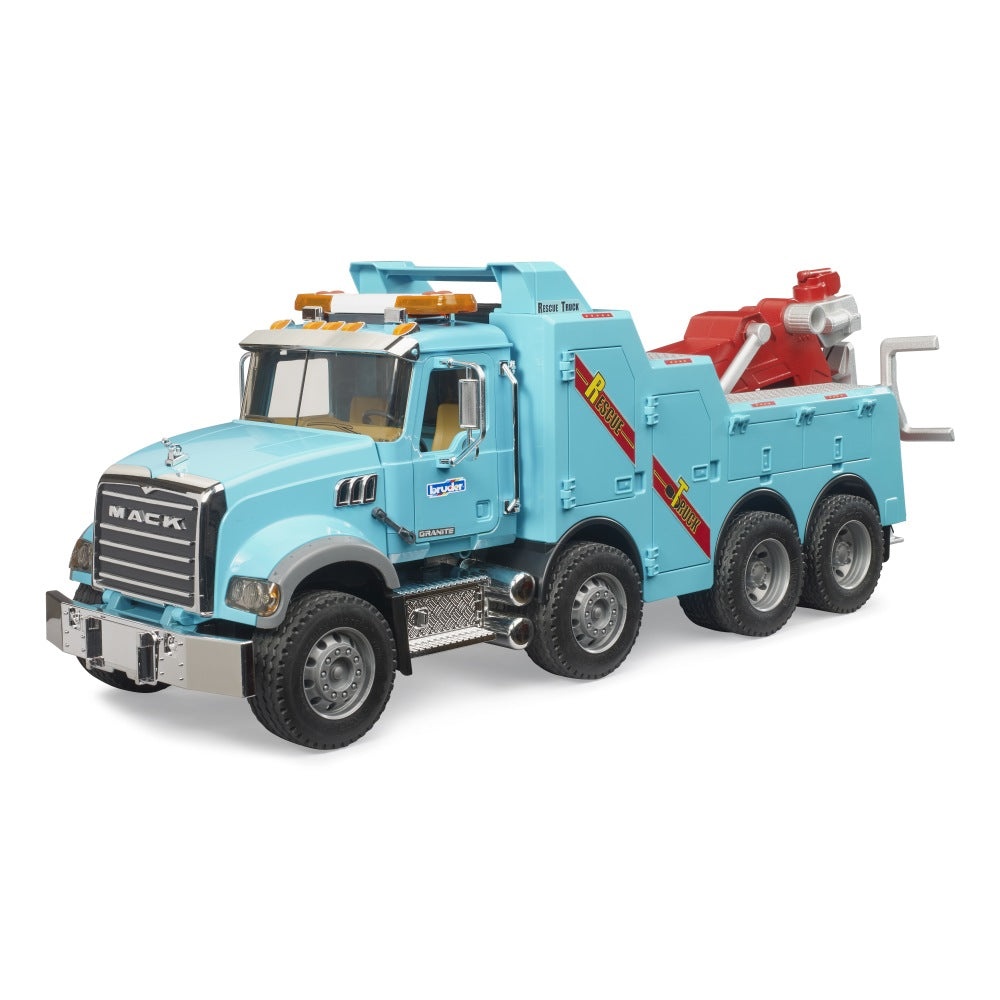 Bruder Camion MACK Granite pentru tractari grele cu lumina si sunet - 1 | YEO