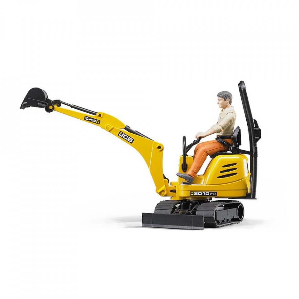 Bruder - Micro Excavator Jcb 8010 Cts Si Muncitor - 1 | YEO