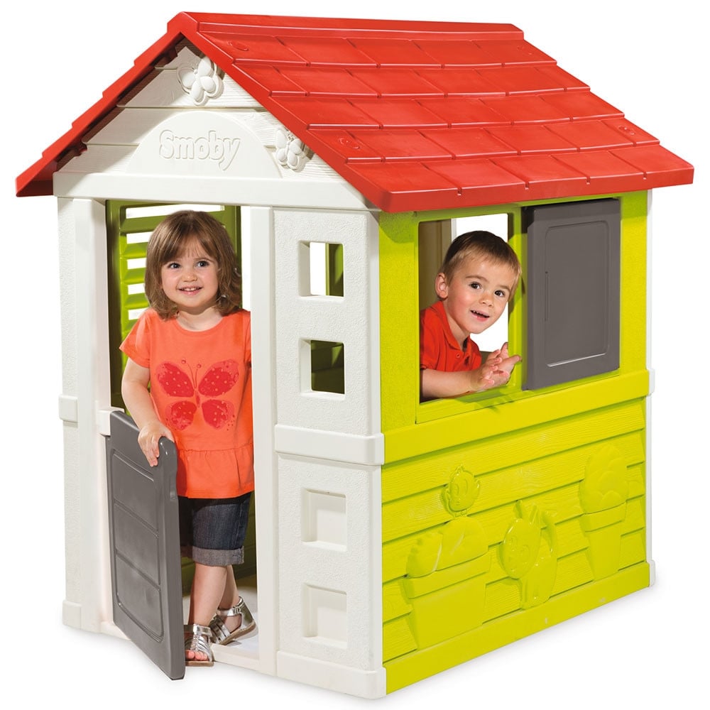 Casuta pentru copii Smoby Nature Playhouse - 1 | YEO