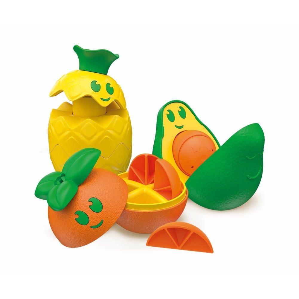 Clementoni - Joc educativ de logica fructe colorate din plastic reciclat - 1 | YEO