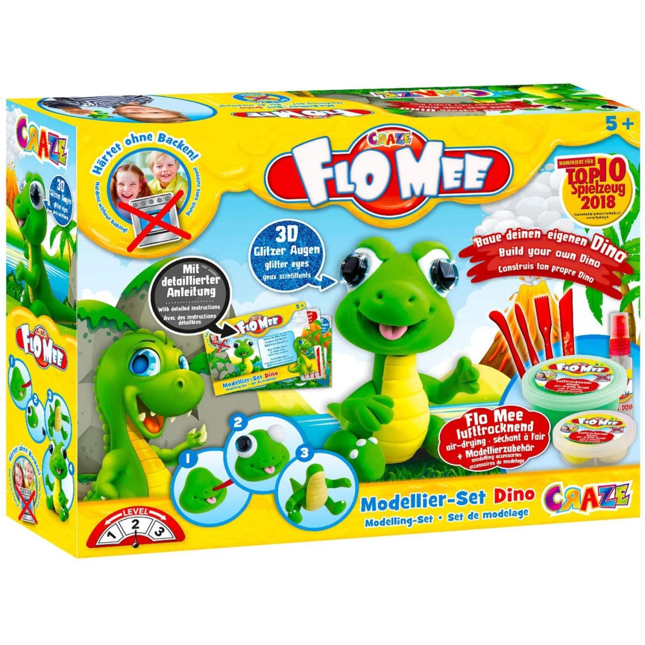 Craze Set Plastilina - Dino