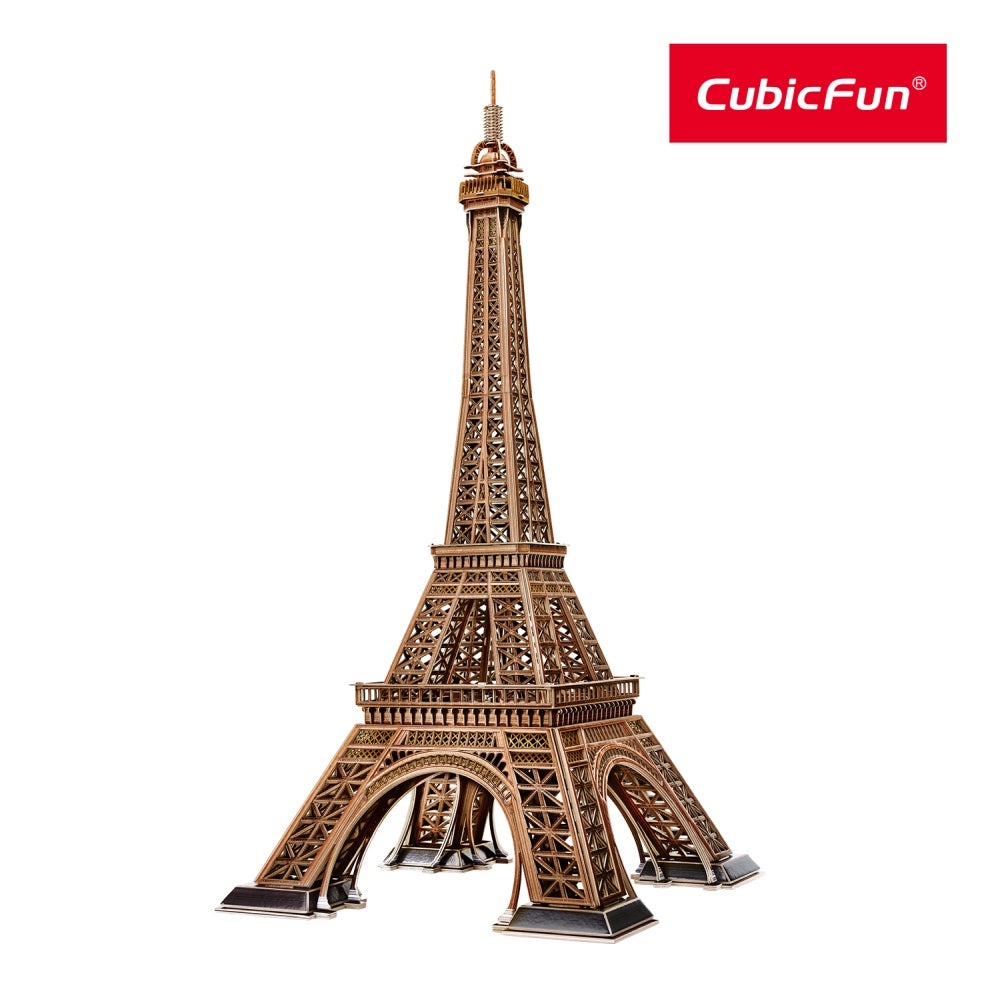 Cubic Fun - Puzzle 3D turnul Eiffel nivel complex 314 piese - 1 | YEO