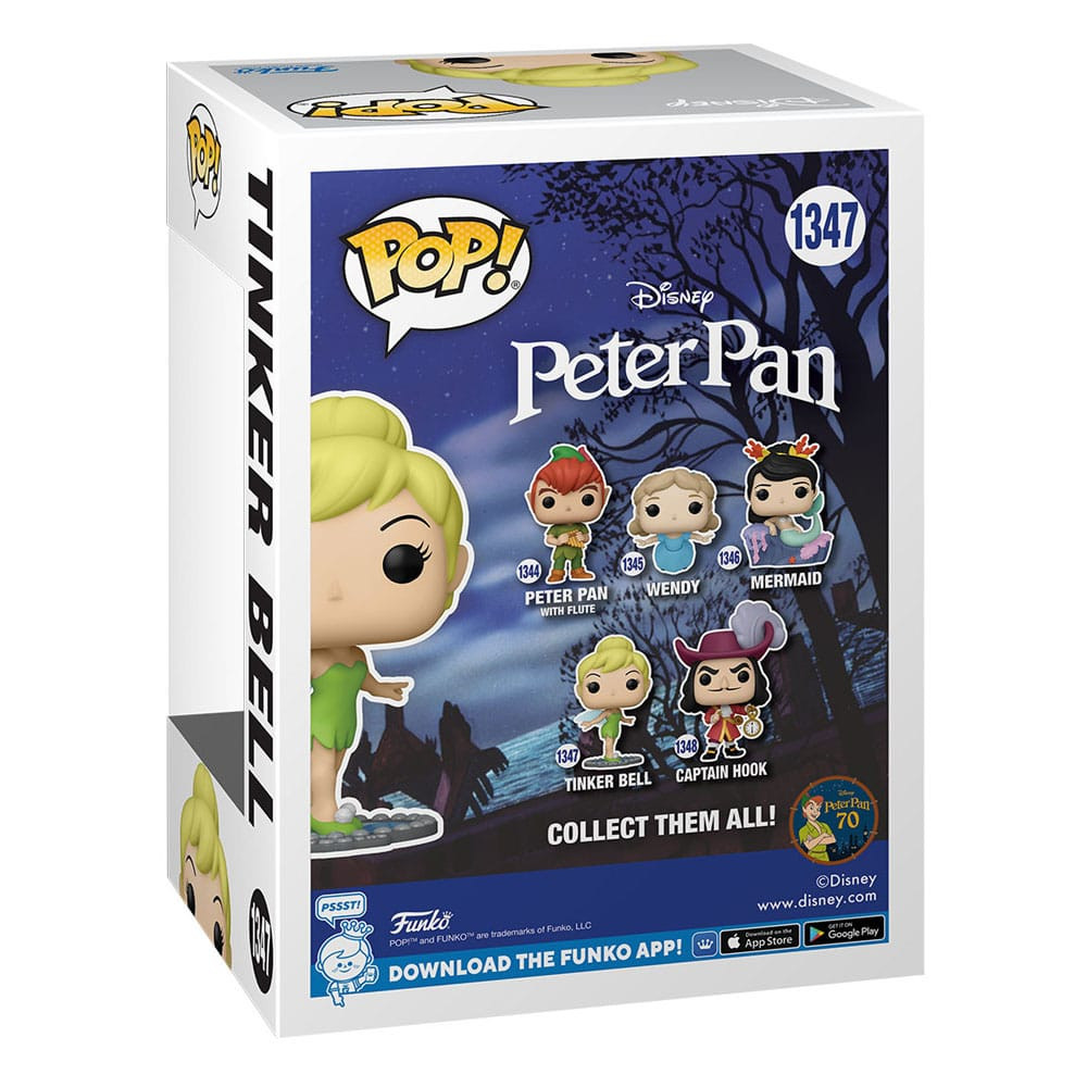 Figurina Funko POP! Disney Peter Pann 70th Anniversary, Tinker Bell (Clopotica) 9 cm - 1 | YEO