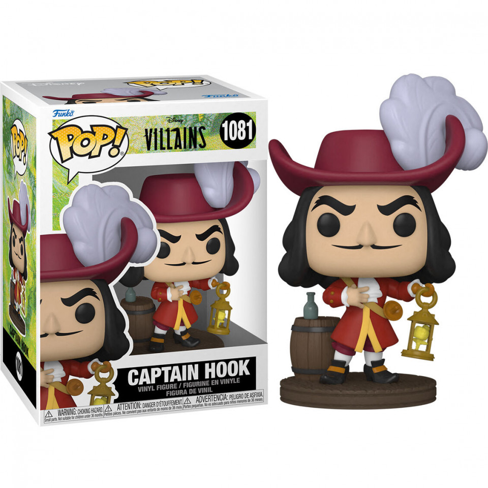 Figurina Funko POP! Disney Villains: Captain Hook, 9 cm - 2 | YEO