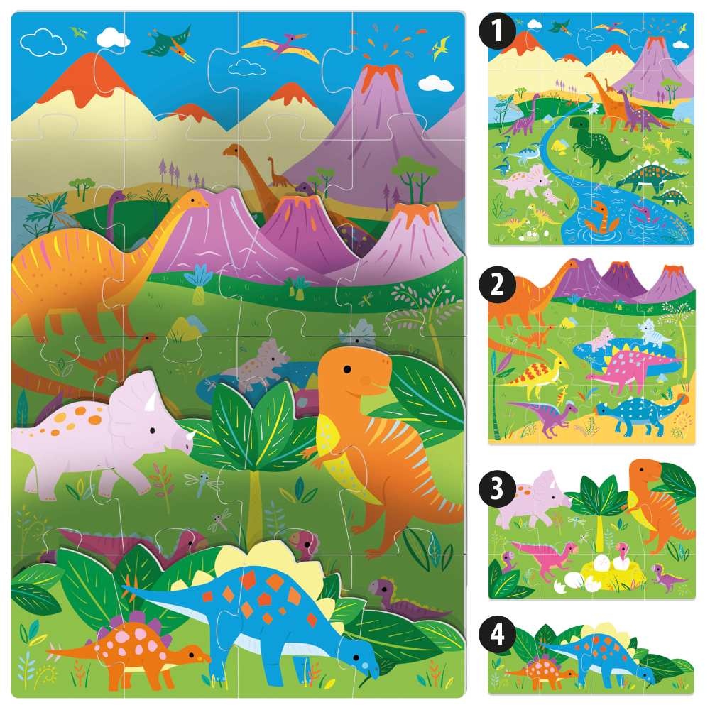 Headu - Puzzle dinozauri - 1 | YEO