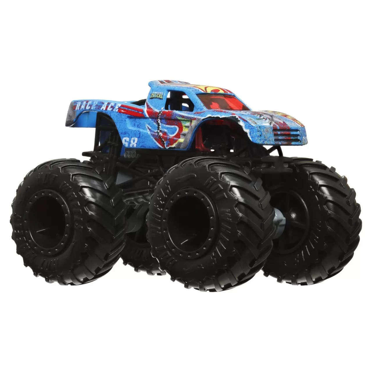 Hot Wheels Monster Truck Si Masinuta Metalica Race Ace - 3 | YEO