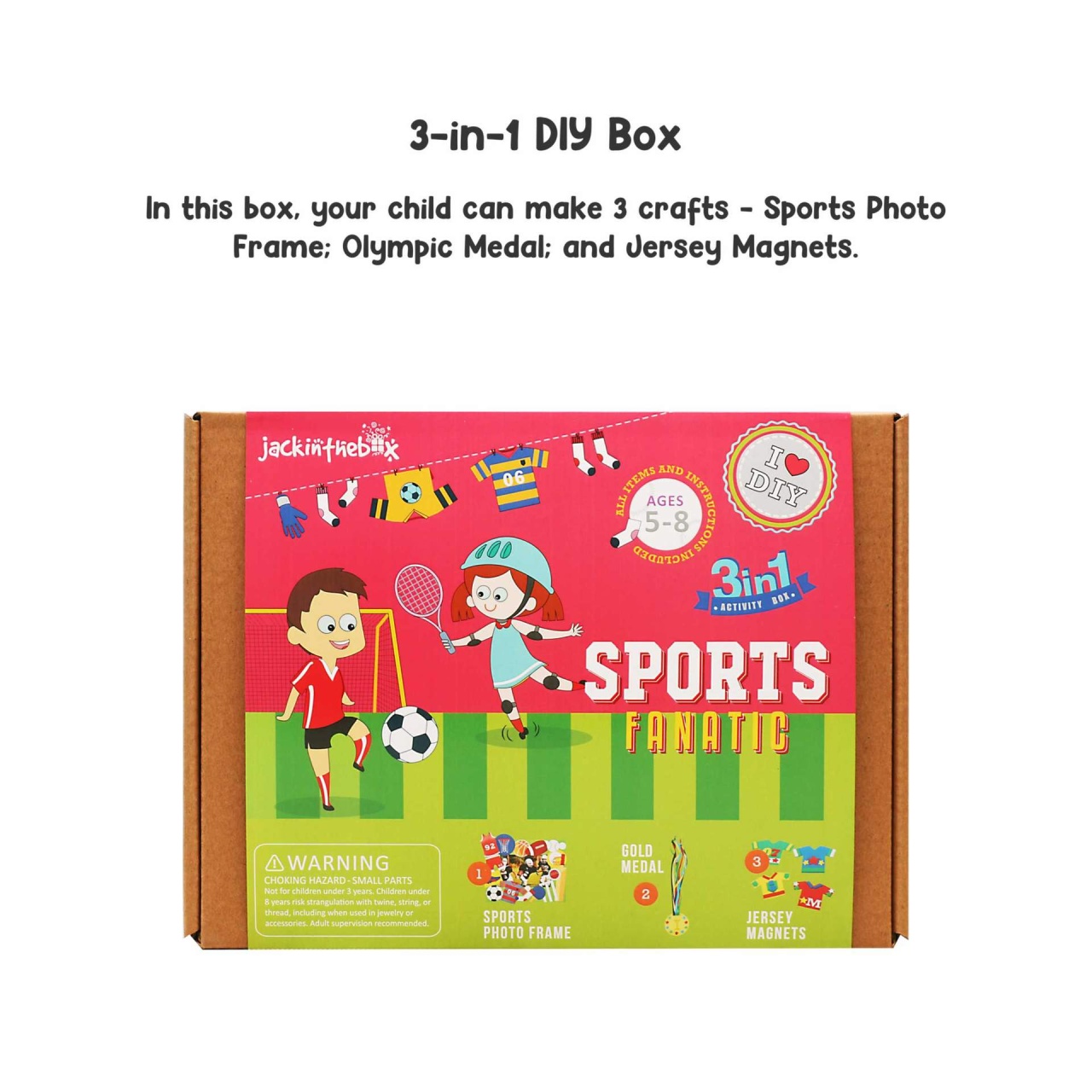 Jack In The Box - Kit Creatie 3-In-1 Iubitori De Sporturi - 2 | YEO