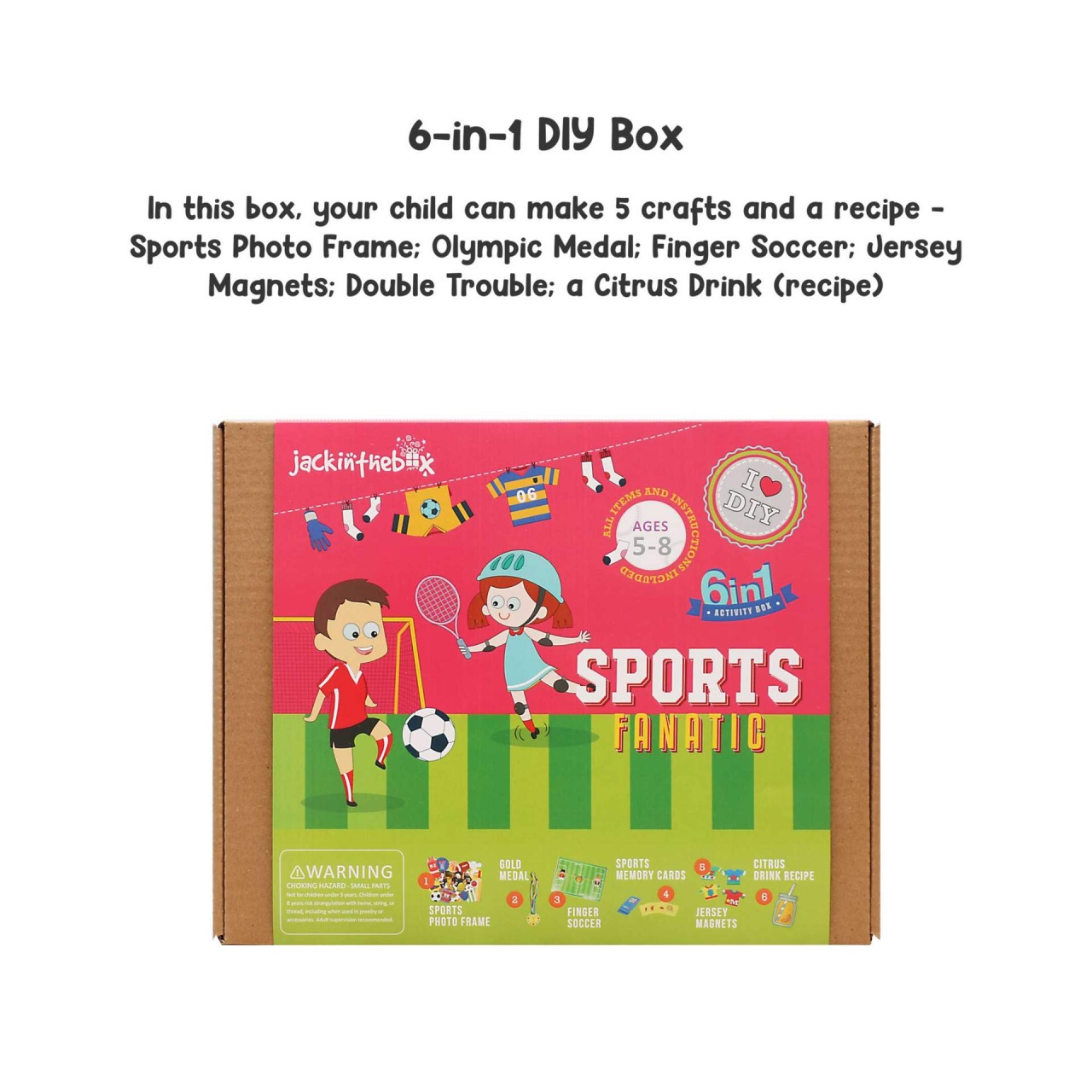 Jack In The Box - Kit Creatie 6-In-1 Iubitori De Sporturi - 2 | YEO