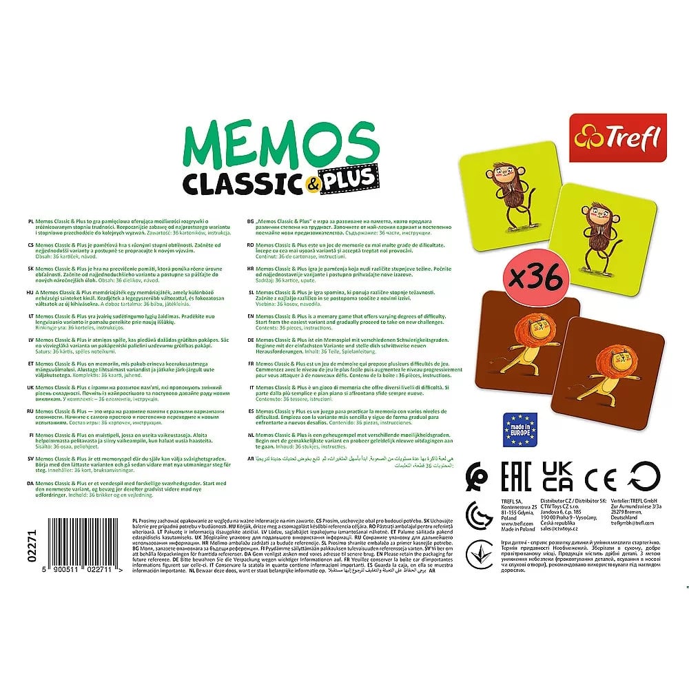 Joc Memos Classic Plus Sa Ne Miscam - 2 | YEO