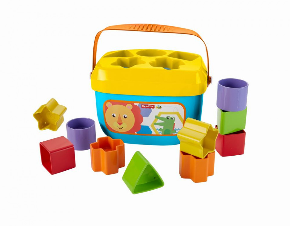 Jucarie Bebelusi Primele Cuburi Fisher Price - 1 | YEO