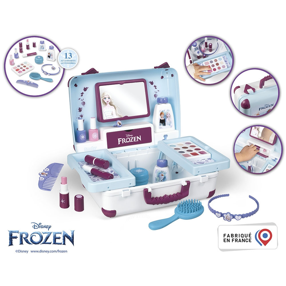 Jucarie Smoby Gentuta cosmetica Frozen Beauty Vanity cu accesorii - 1 | YEO