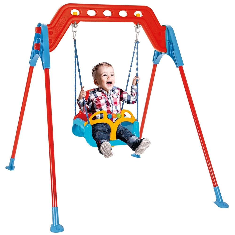 Leagan pentru copii Pilsan Samba A-Frame Swing cu cadru metalic - 1 | YEO