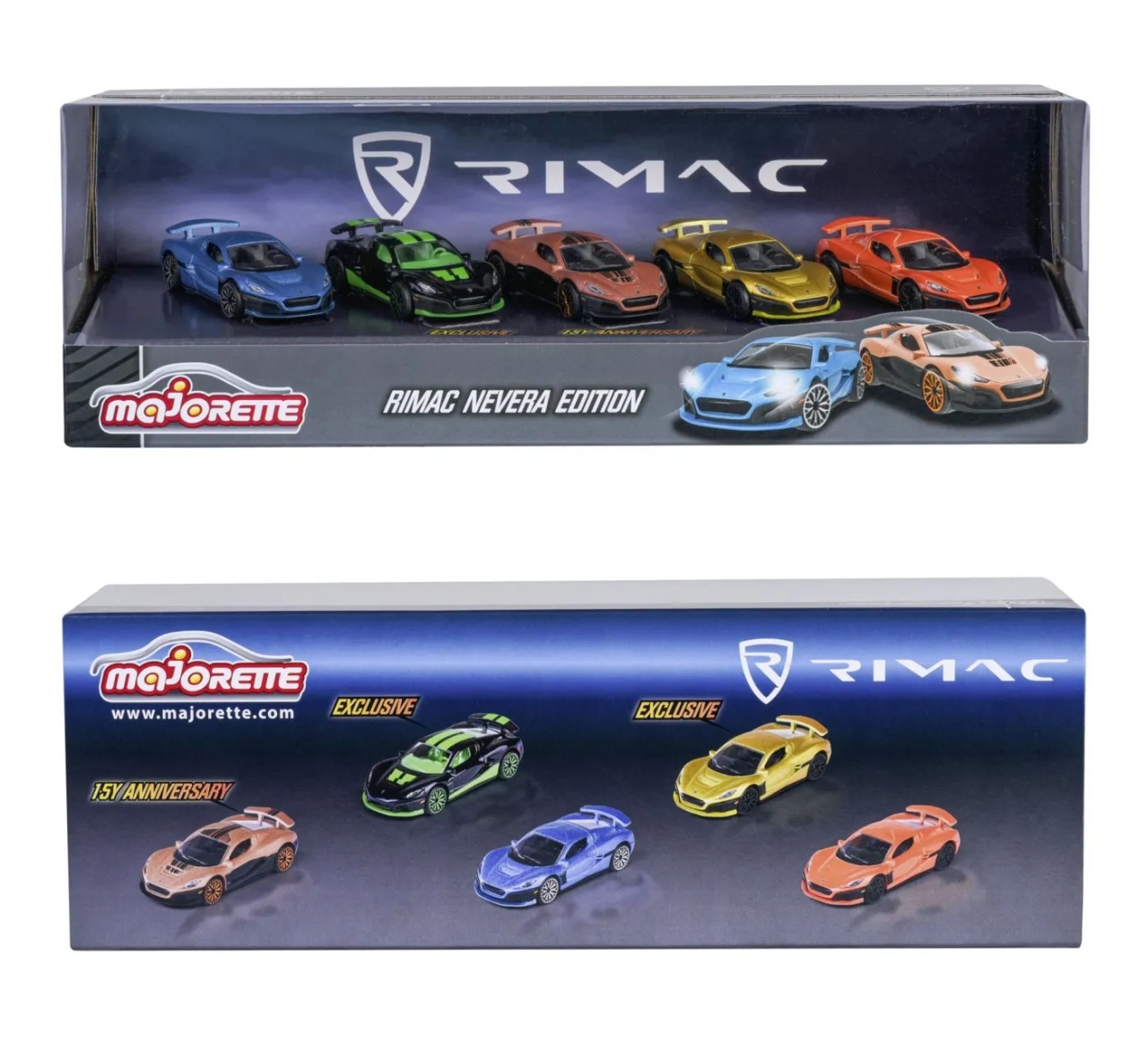 Majorette Set 5 Masinute Rimac Nevera Edition Giftpack