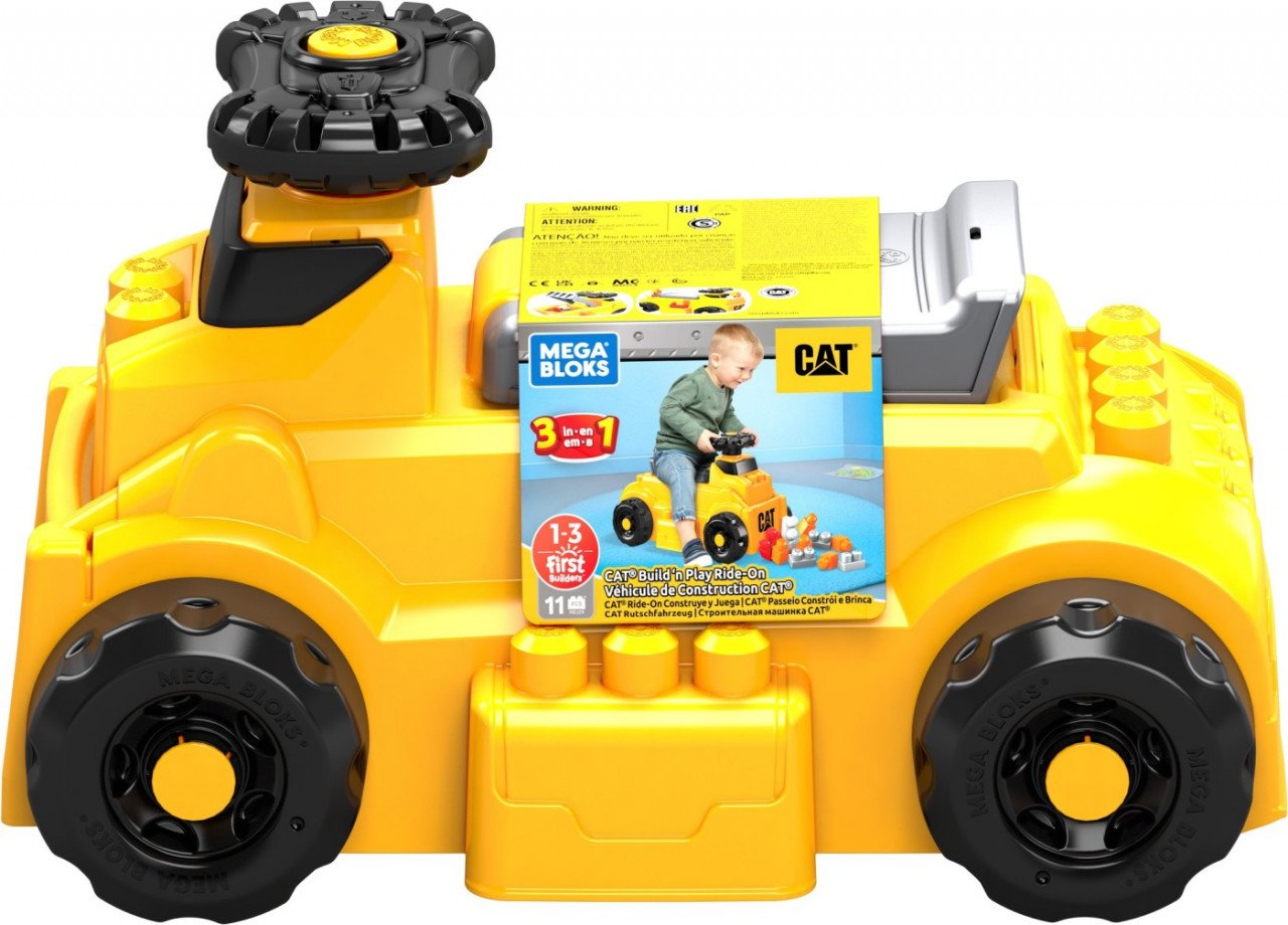 Mega Bloks Vehicul De Construit Cat 10 Piese - 1 | YEO