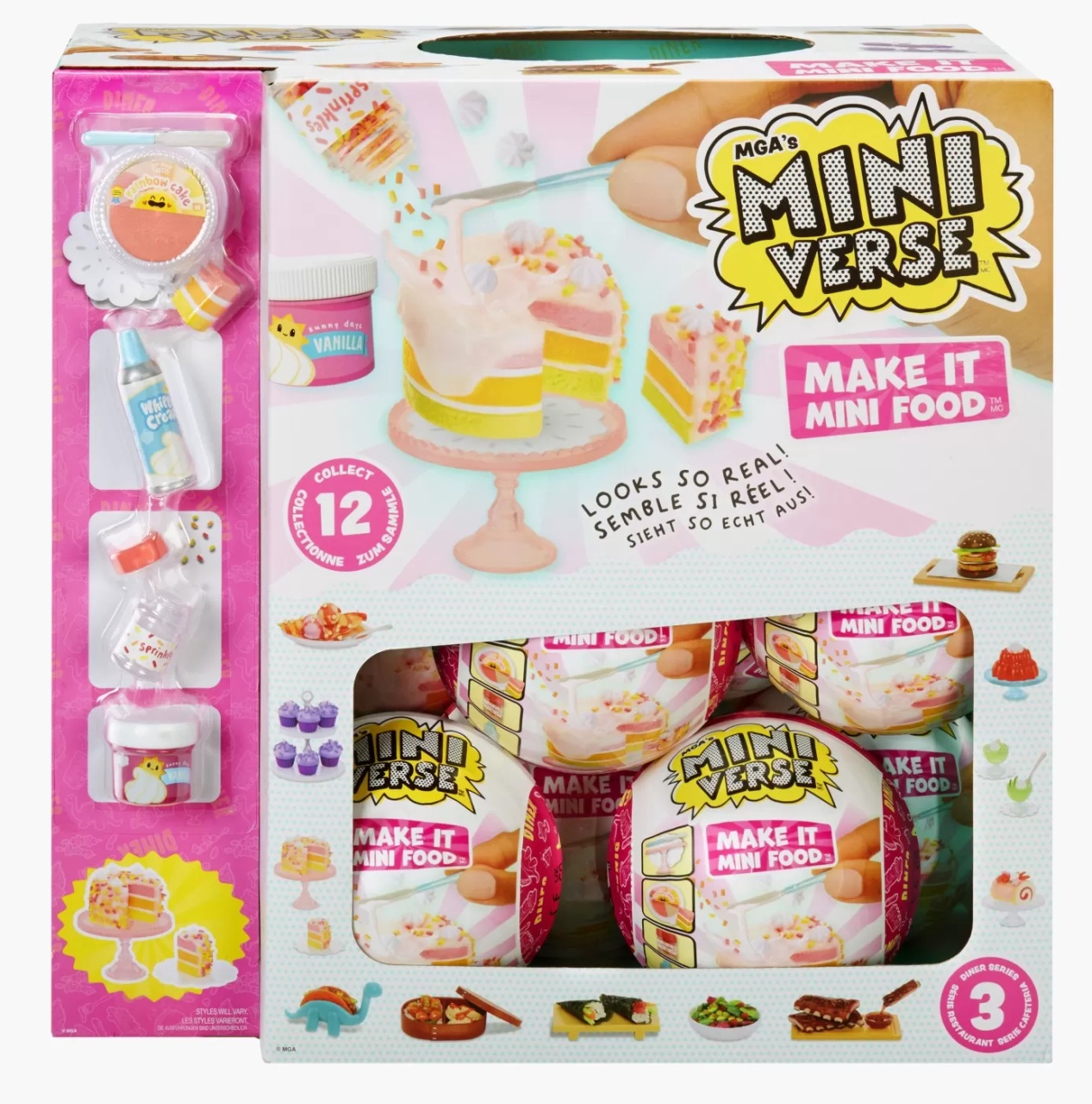 Mga’S Miniverse Mini Food Diner S3 Set Surpriza - 1 | YEO