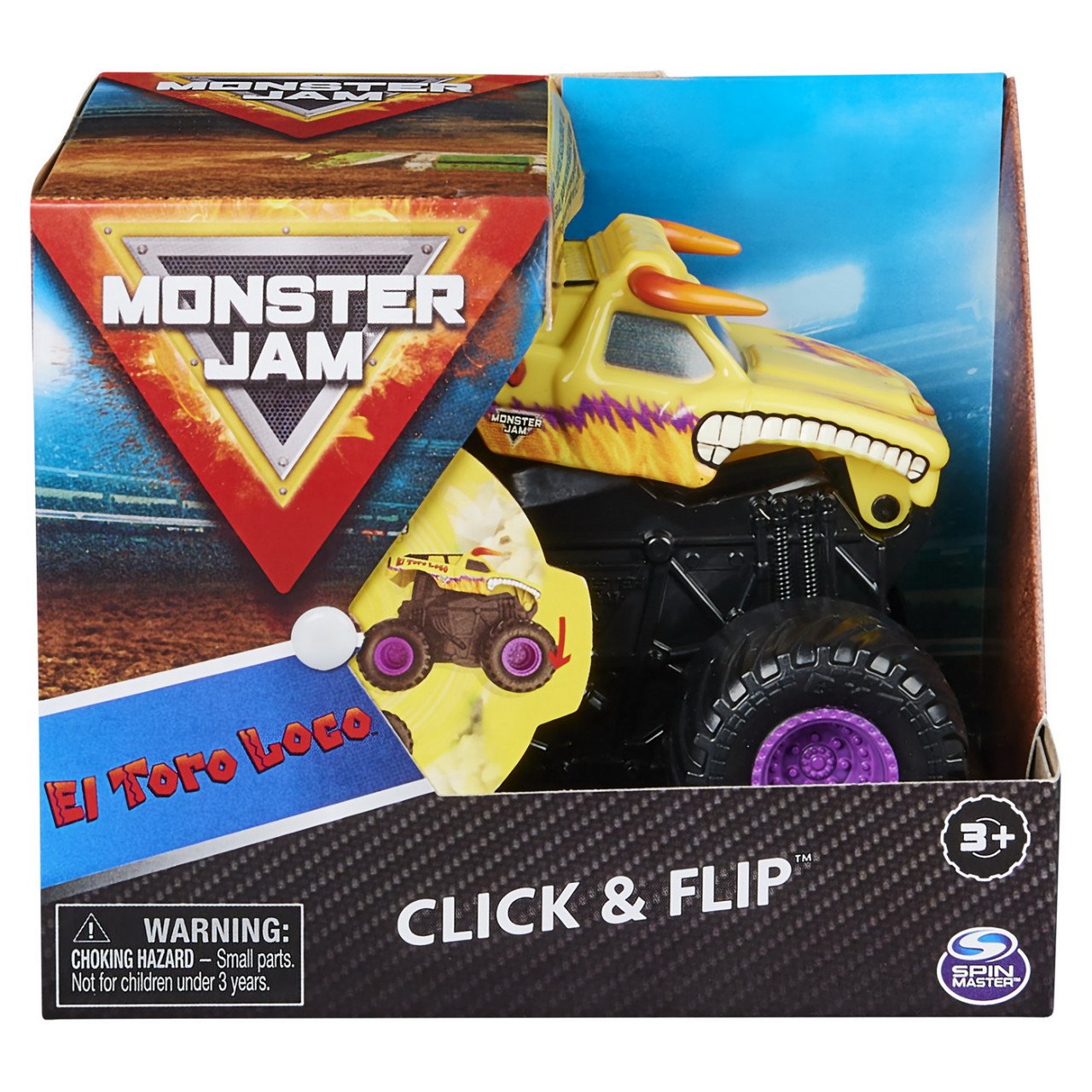 Monster Jam El Toro Loco Seria Click Flip Scara 1 La 43 - 1 | YEO