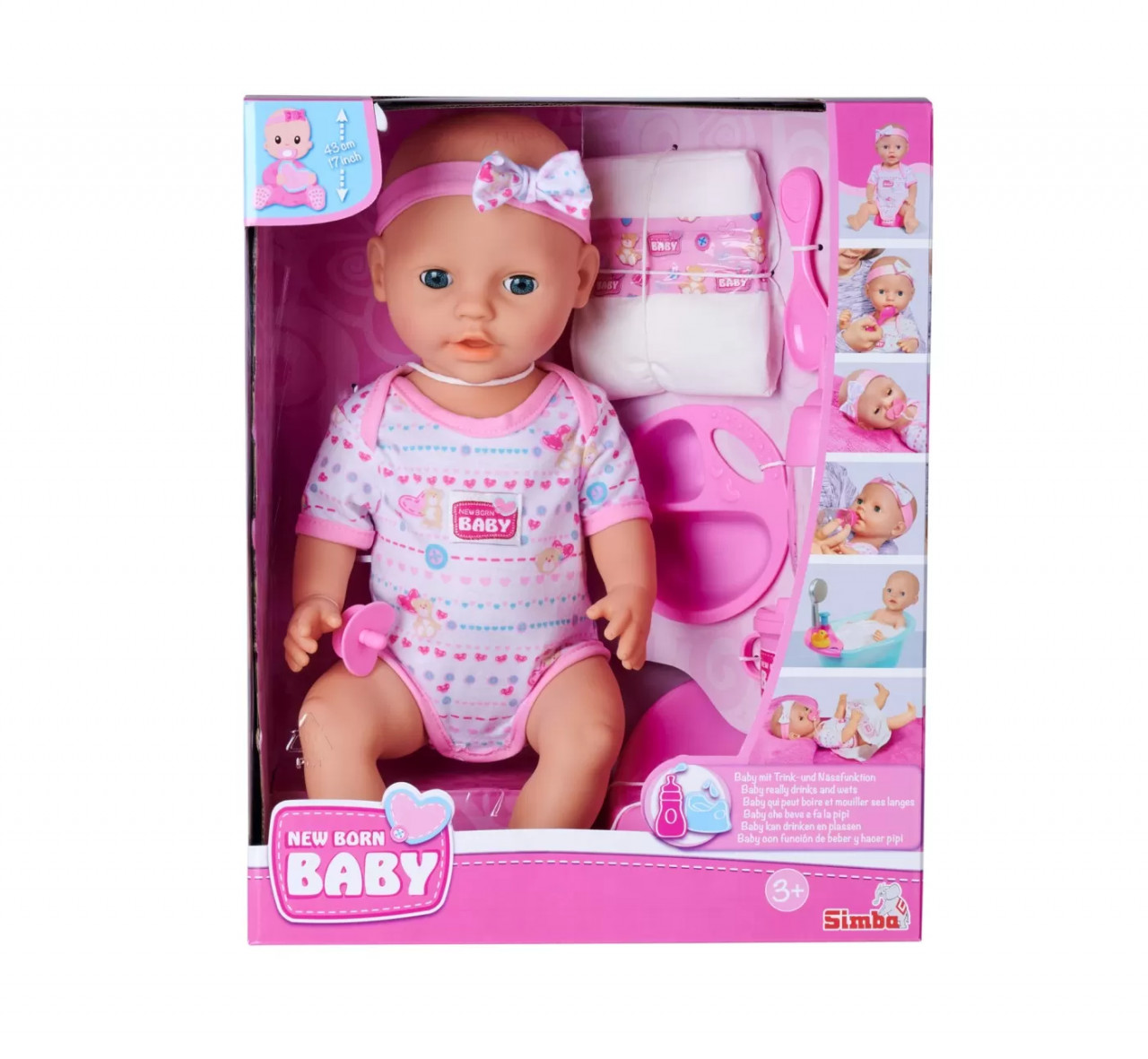 New Born Baby Set Bebelus Roz