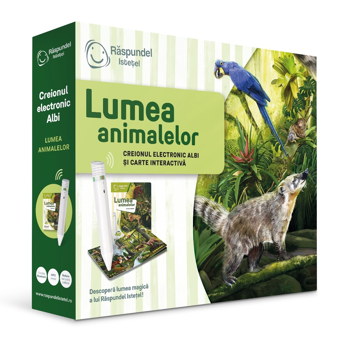 Raspundel Istetel Pachet, creion si carte Lumea animalelor, 2.0