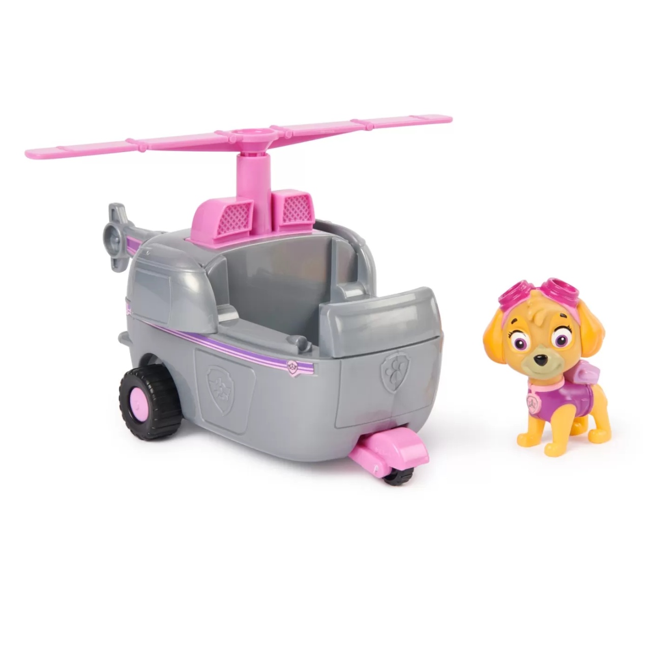 Patrula Catelusilor Vehicule De Baza Eco Cu Figurina Skye - 1 | YEO
