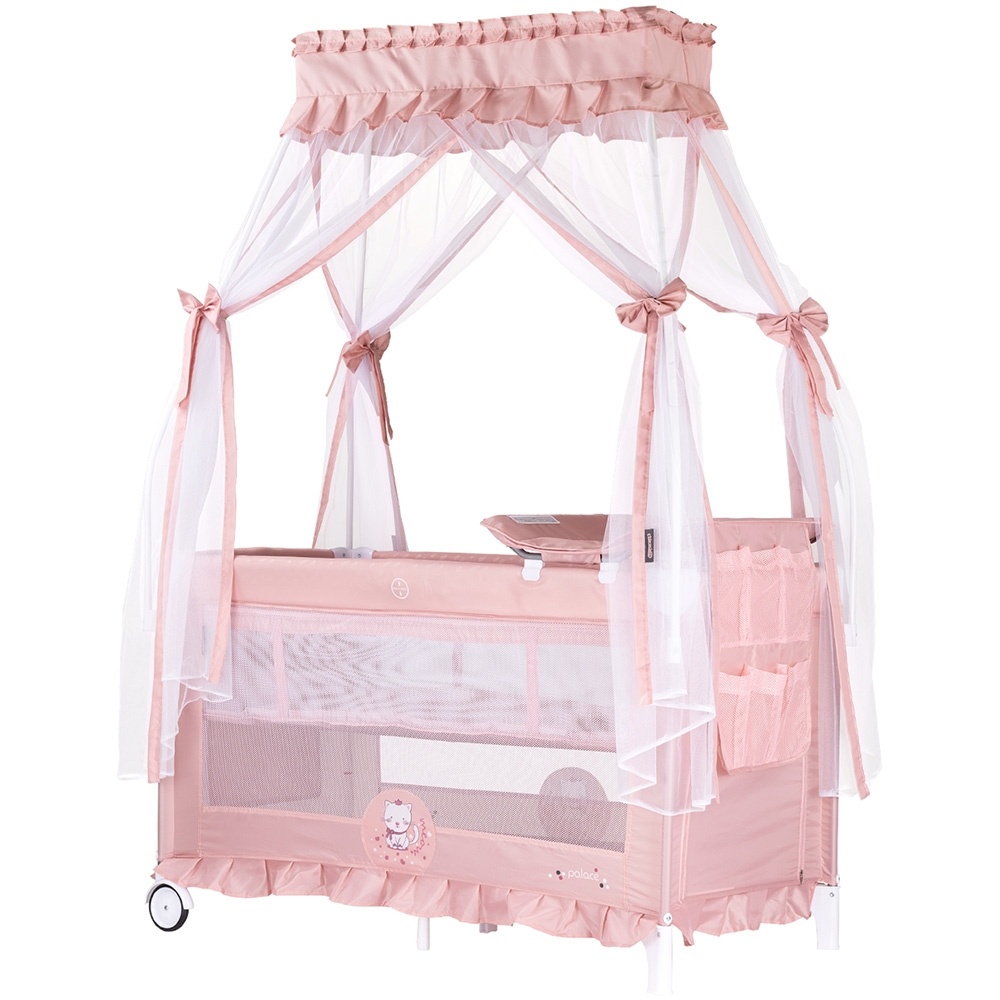 Patut pliabil Chipolino Palace Cat pink