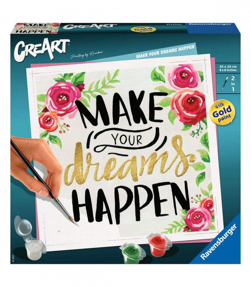 Pictura Pe Numere - Make Your Dreams Happen - 1 | YEO