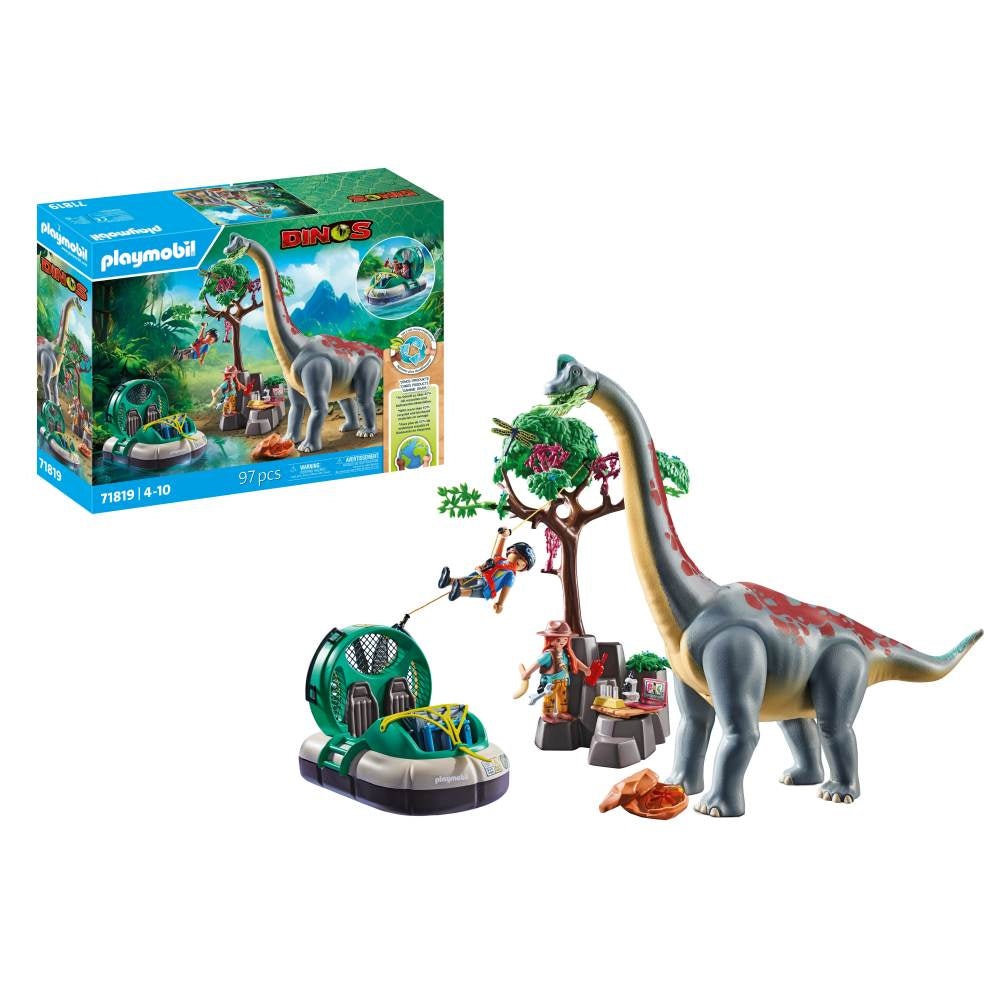 Playmobil - Brachiosaurus si hovercraft Playmobil